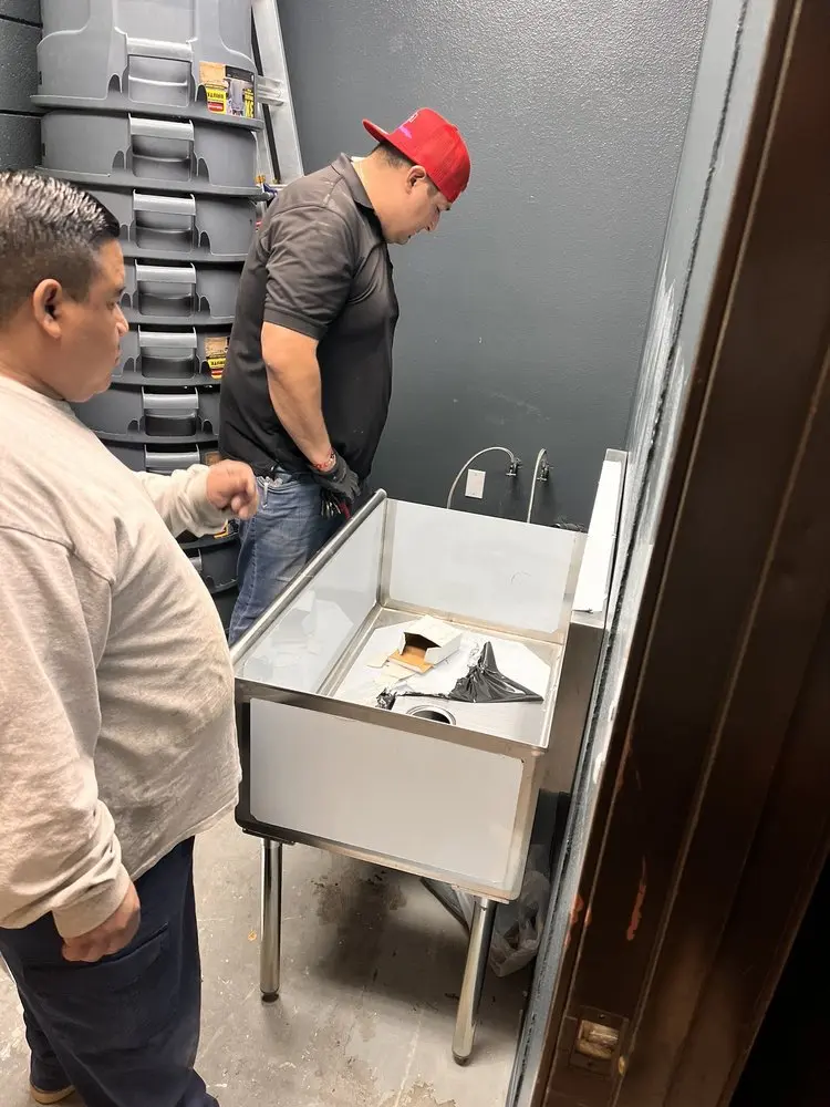Commercial plumbing and sink installation in Desert Peak